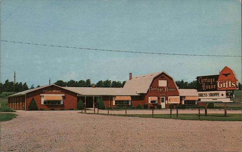 The Carriage House - Vintage Postcard